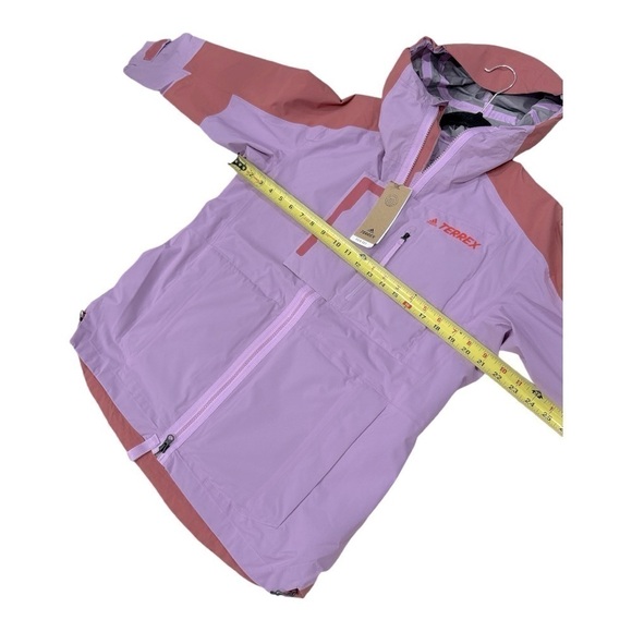 Adidas
Adidas Women's Terrex Xploric RAIN.RDY Mountain Jacket Blilil/Wonred Sz M - Picture 7 of 14